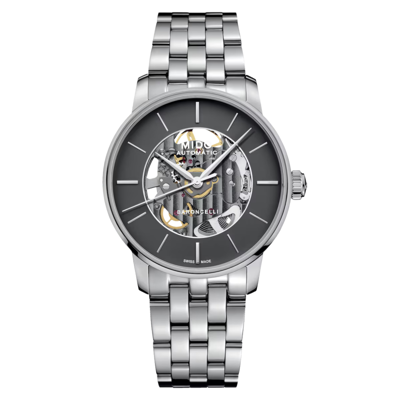 Mido Baroncelli Signature Skeleton Ref. M037.436.11.061.00 - Tomasini Francia