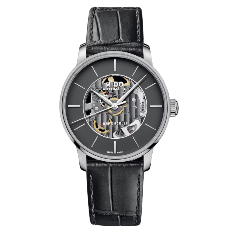 Mido Baroncelli Signature Skeleton Ref. M037.436.16.061.00 - Tomasini Francia