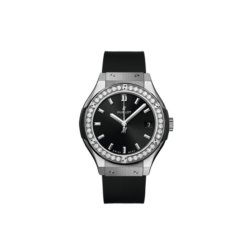 Hublot Classic Fusion Titanium Diamonds Ref. 581.NX.1470.LR.1104 - Tomasini Francia