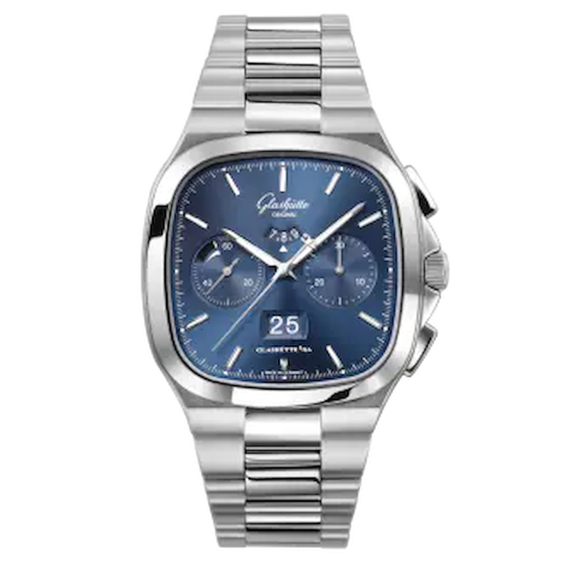 Glashütte Original Seventies Chronograph Panorama Date Ref. 1-37-02-08-02-70 - Tomasini Francia