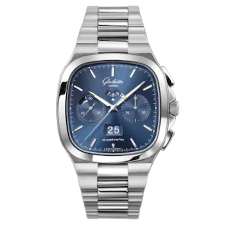 Glashütte Original Seventies Chronograph Panorama Date Ref. 1-37-02-08-02-70 - Tomasini Francia