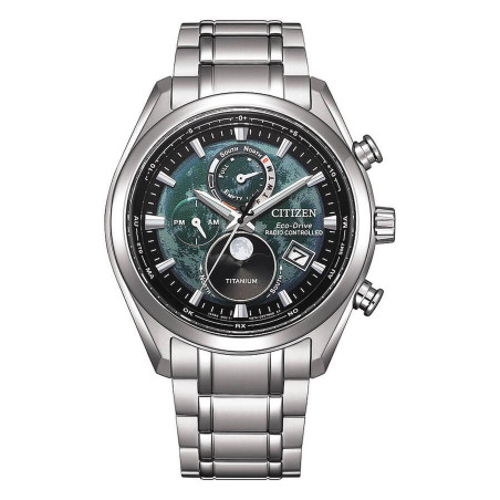 Citizen Tsuki-yomi Moon Phase Radiocontrollato Ref. BY1010-81X - Tomasini Francia