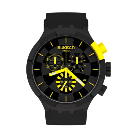 Swatch Big Bold Checkpoint Yellow Ref. SB02B403 - Tomasini Francia