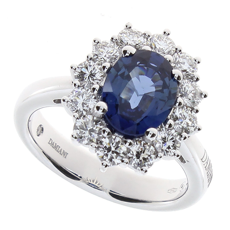 Anello brill. e zaffiro mis.13 20098969 Ref. 20098969 - Tomasini Francia