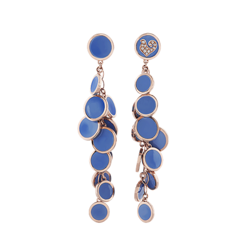 Chantecler Paillettes Earrings Ref. 42699 - Tomasini Francia