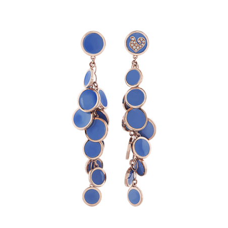 Chantecler Paillettes Earrings Ref. 42699 - Tomasini Francia