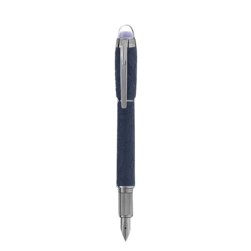 Montblanc Starwalker Spaceblue Resin Penna Stilografica Ref. MB130211 - Tomasini Francia