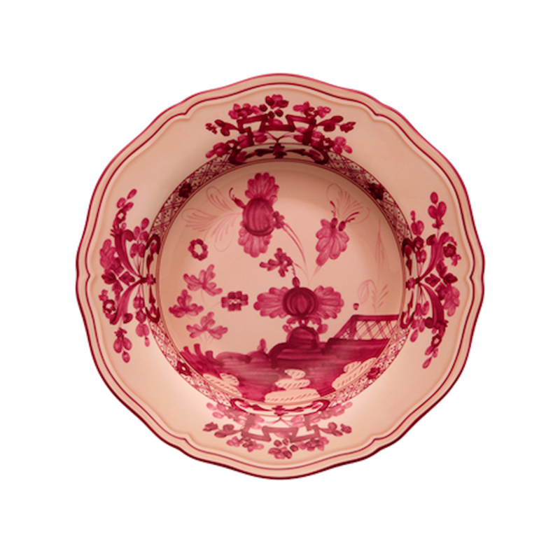 Oriente Italiano Piatto Fondo Vermiglio 003RG00 FPT210010240G00123800 Ref. 003RG00 FPT210010240G00123800 - Tomasini Francia