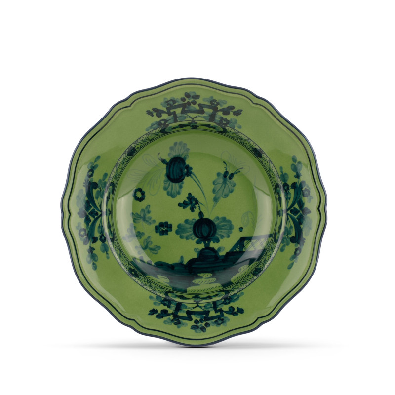 Oriente Italiano Piatto Fondo Malachite 003RG00 FPT210010240G00123600 Ref. 003RG00 FPT210010240G00123600 - Tomasini Francia