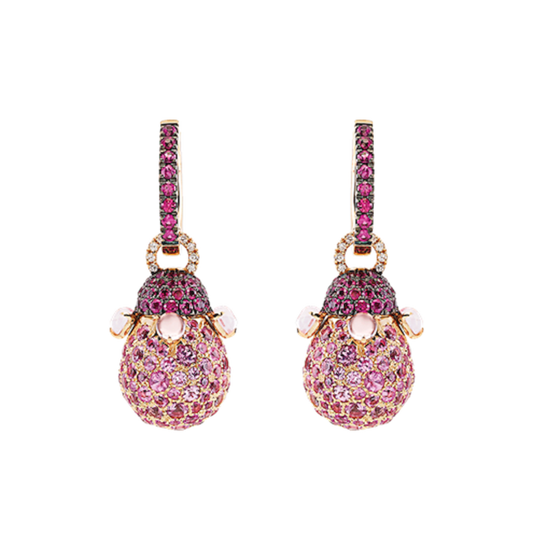Chantecler Joyful Pink Gold Earrings Ref. 42950 - Tomasini Francia