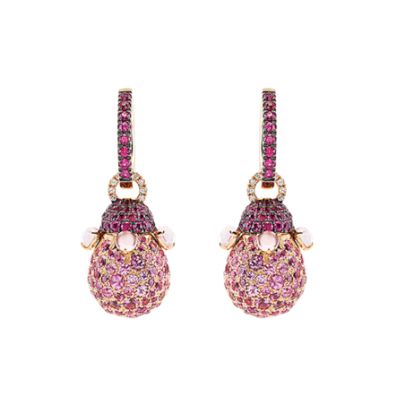 Chantecler Joyful Pink Gold Earrings Ref. 42950 - Tomasini Francia