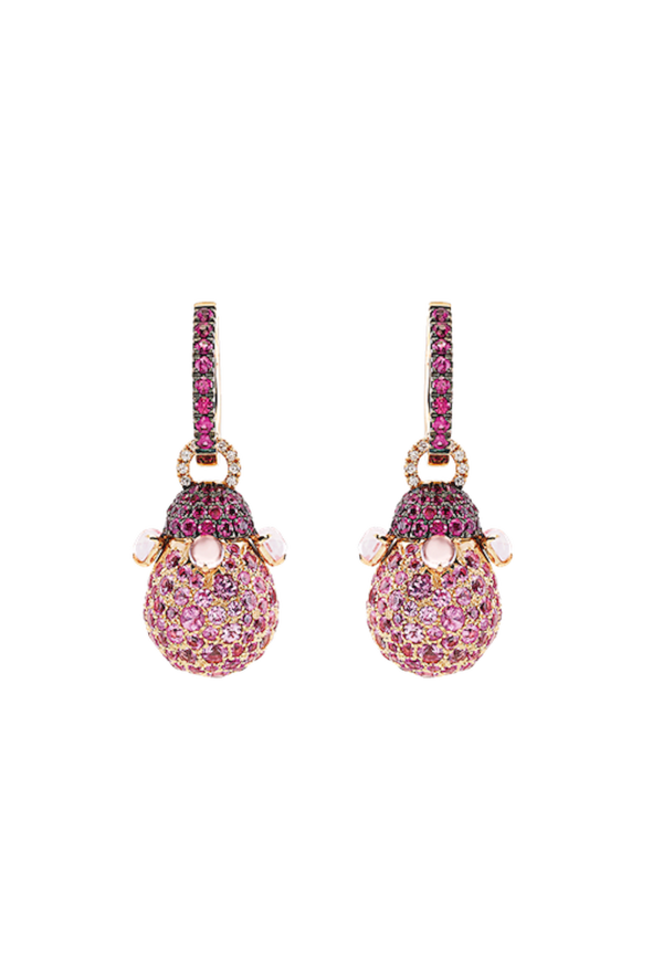 Chantecler Joyful Pink Gold Earrings Ref. 42950 - Tomasini Francia