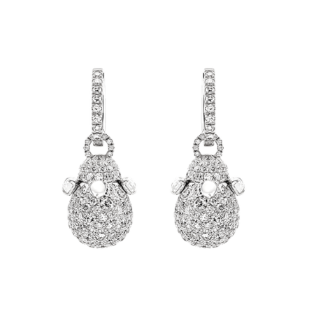 Chantecler Joyful White Gold Earrings Ref. 42951 - Tomasini Francia
