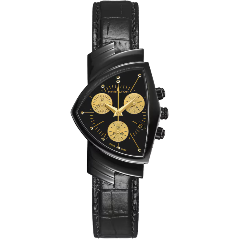 Hamilton  Ventura L Chrono Quartz Ref. H24402730 - Tomasini Francia
