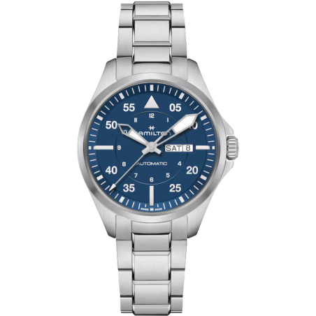 Hamilton Khaki Aviation Pilot Day Date Auto Ref. H64635140 - Tomasini Francia