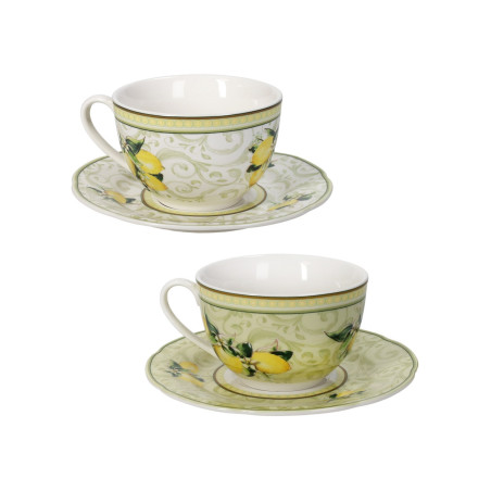 Brandani Limoni Cup Thè set 2 pcs Ref. B52755 - Tomasini Francia