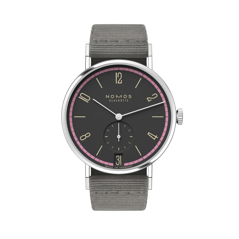 Nomos Glashütte Tangente 38 Datario Tiefseegrau Ref. 179.S19 - Tomasini Francia