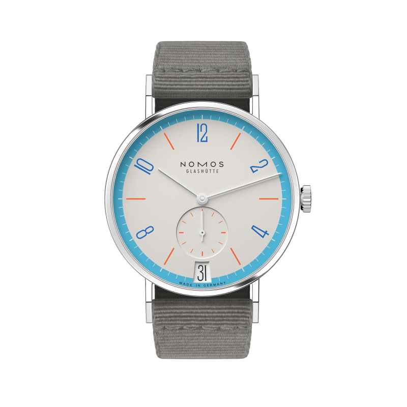 Nomos Glashütte Tangente 38 Datario Peace Ref. 179.S5 - Tomasini Francia