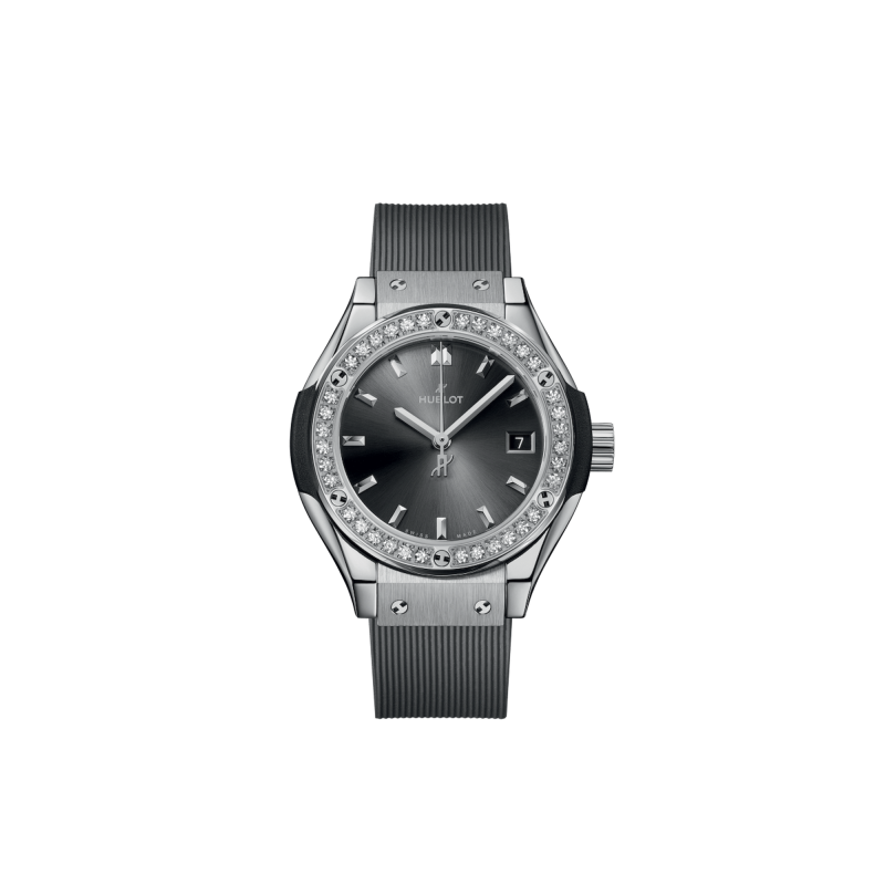 Hublot Classic Fusion Racing Gray Ttitanium Diamonds Ref. 591NX7070RX1204 - Tomasini Francia