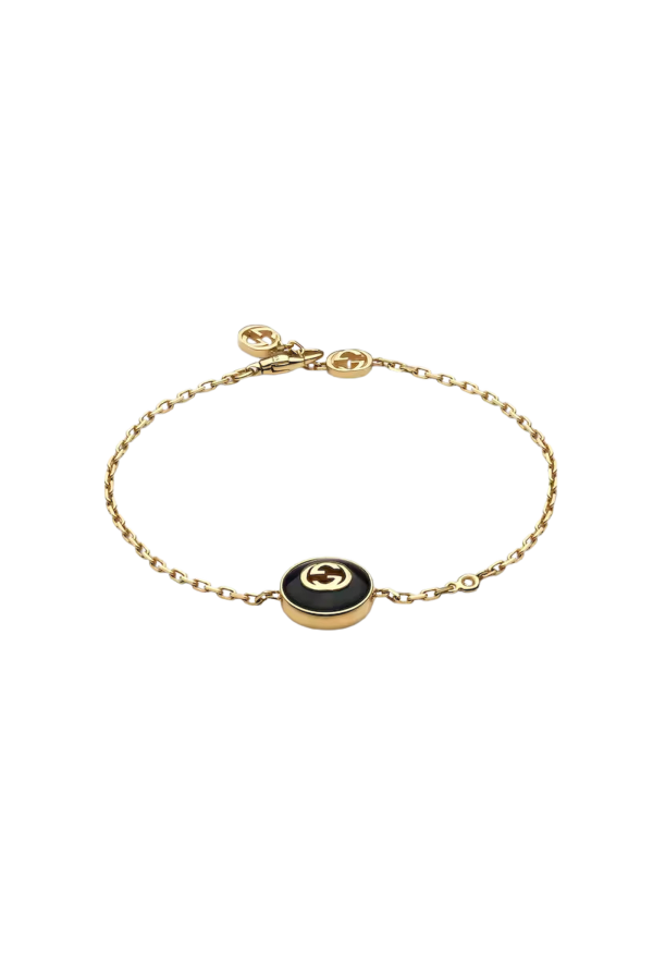 Gucci Interloking Bracciale a Catena 18k Ref. YBA786556001 - Tomasini Francia