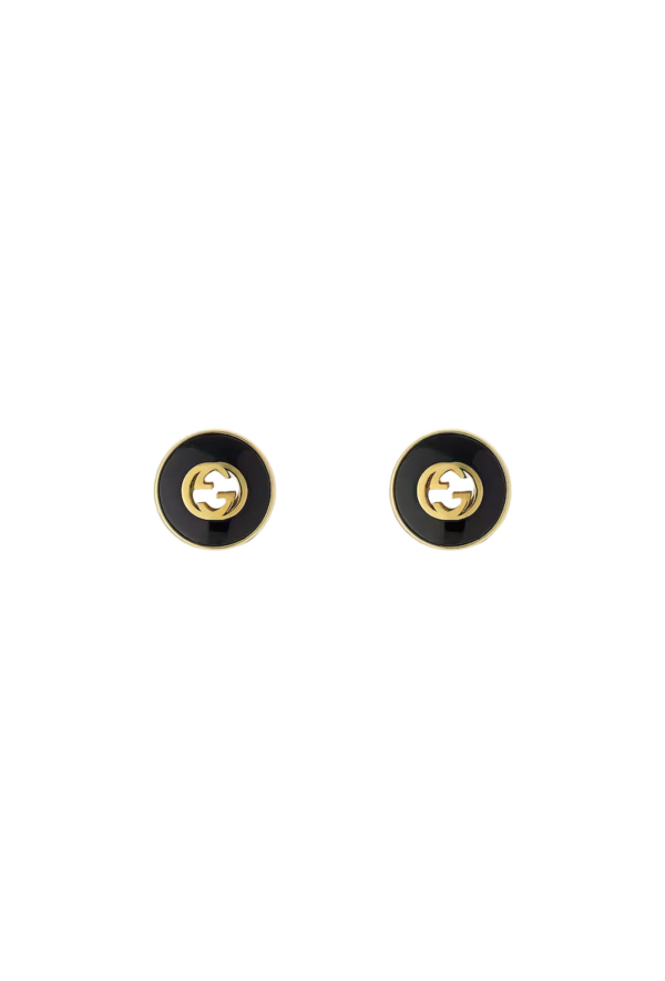 Gucci Interloking Orecchini a Bottone Ref. YBD786554001 - Tomasini Francia