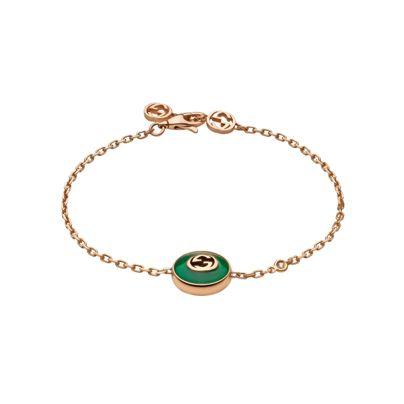 Gucci Interlocking Chain Bracelet 18k Ref. YBA786556002 - Tomasini Francia