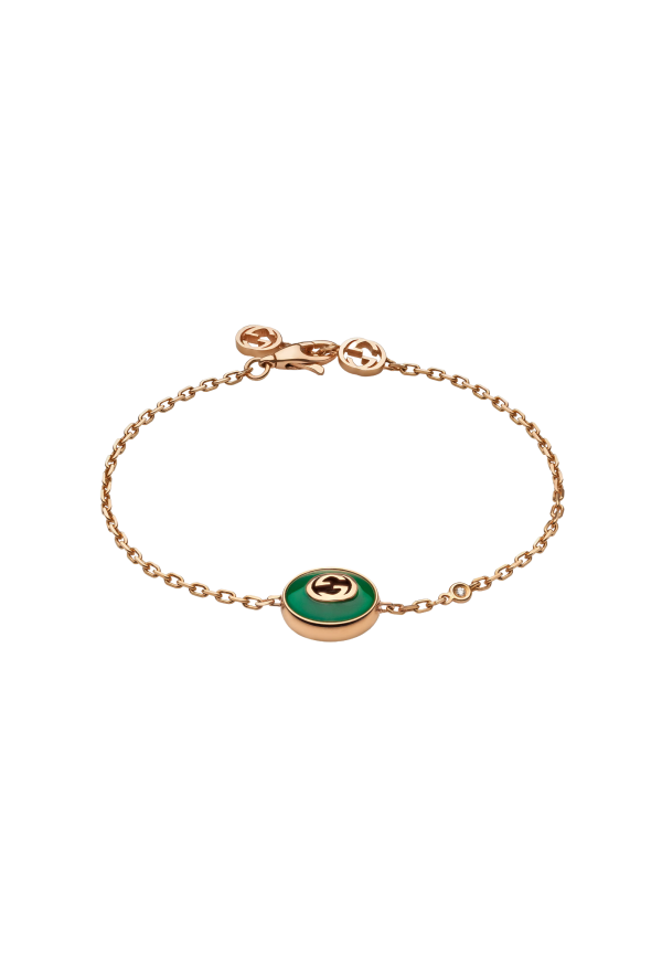 Gucci Interlocking Chain Bracelet 18k Ref. YBA786556002 - Tomasini Francia