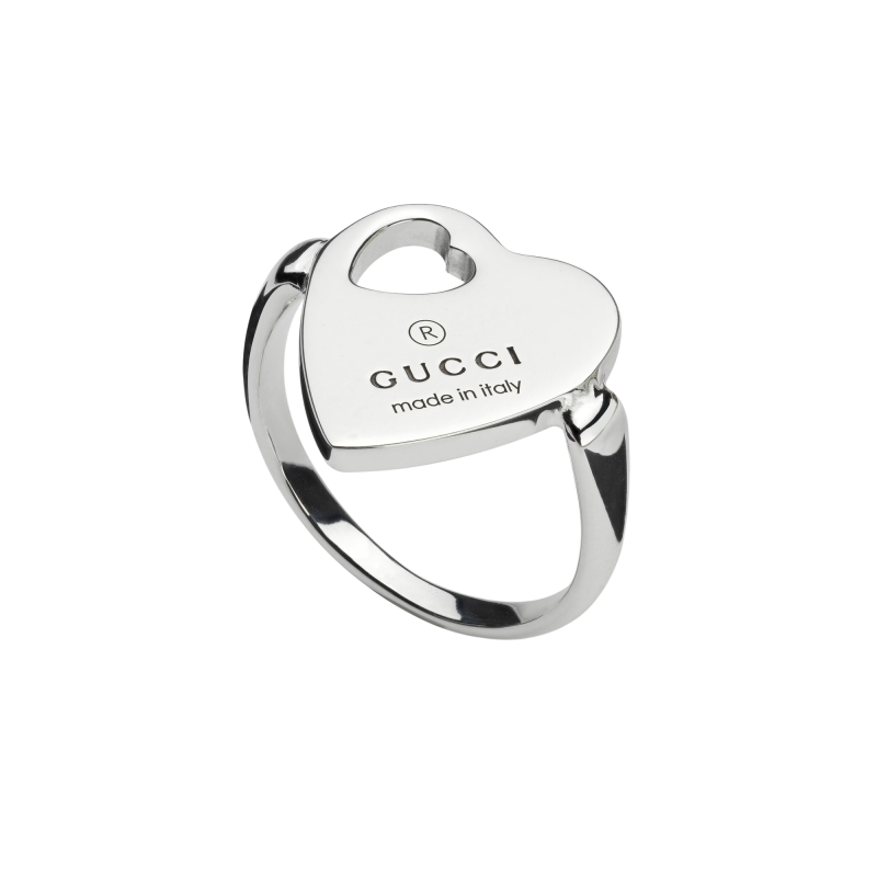Gucci Trademark Anello con Cuore Ref. YBC796357001 - Tomasini Francia