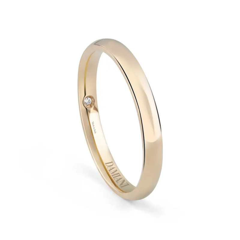 Damiani NOI2 Fede Oro 18k Diamanti Misura 10 Ref. 20046792 - Tomasini Francia