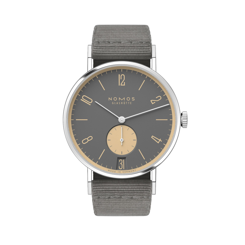 Nomos Glashütte Tangente 38 Datario Haifischgrau Ref. 179.S20 - Tomasini Francia