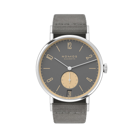 Nomos Glashütte Tangente 38 Datario Haifischgrau Ref. 179.S20 - Tomasini Francia