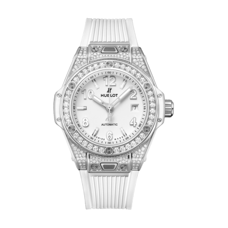 Hublot Big Bang One Click White Pavè Ref. 485.SE.2010.RW.1604 - Tomasini Francia