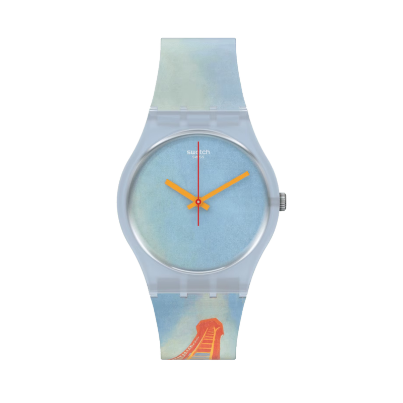 Swatch X Centre Pompidou Eiffel Tower By Robert Delaunay Ref. GZ357 - Tomasini Francia