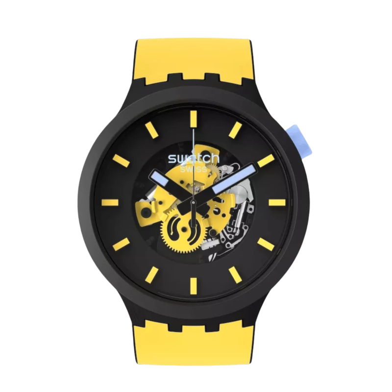 Swatch Monthly Drops Collection Mustard Skies Ref. SB03B109 - Tomasini Francia