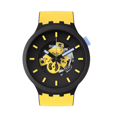 Swatch Monthly Drops Collection Mustard Skies Ref. SB03B109 - Tomasini Francia