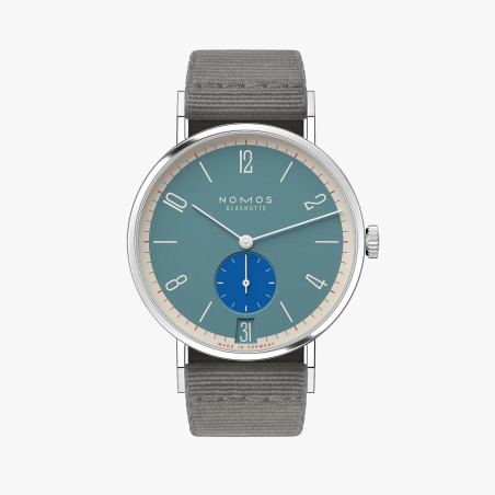 Nomos Glashütte Tangente 38 Datario Super Sardine Ref. 179.S16 - Tomasini Francia