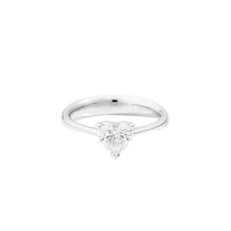 Recarlo Solitaire with Heart Cut Diamonds Ref. R67SO012/037-13 - Tomasini Francia
