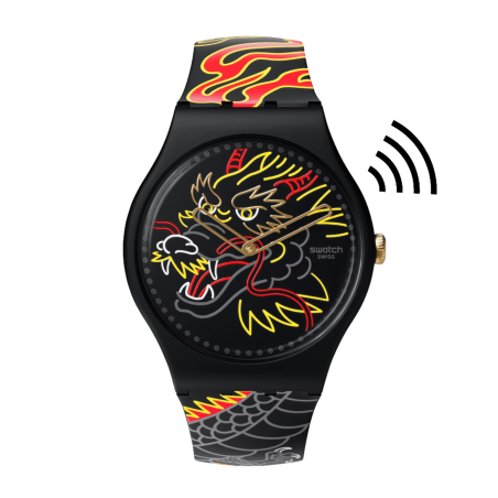 Swatch Year of the Dragon Dragon in Wind Pay! Ref. SO29Z137-5300 - Tomasini Francia