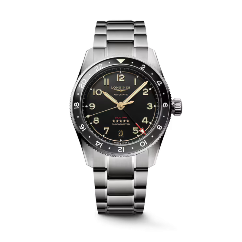Longines Spirit Zulu Time Titanium Ref. L3.802.1.53.6 - Tomasini Francia