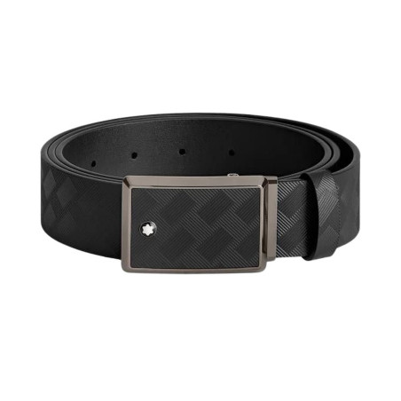 Montblanc Extreme 3.0 Cintura in Pelle Nera Ref. MB199106 - Tomasini Francia