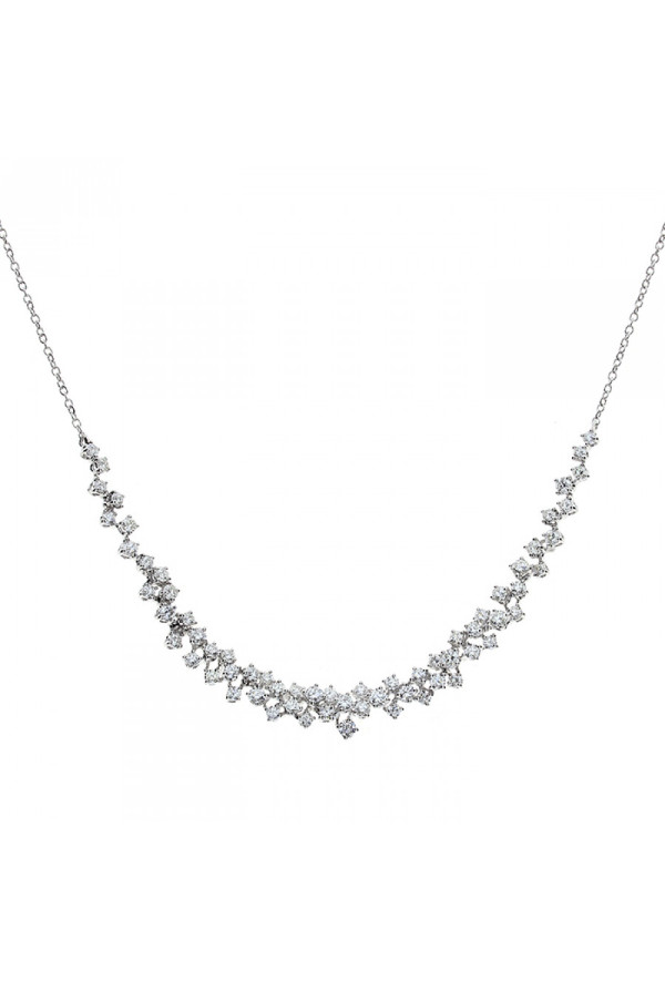 Damiani Mimosa Collana Oro Bianco Diamanti Ref. 20075405 - Tomasini Francia