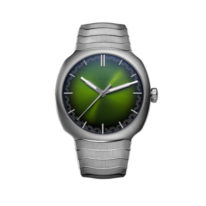 H. Moser & Cie Streamliner Centre Seconds Matrix Green Ref. 6201-1200 - Tomasini Francia
