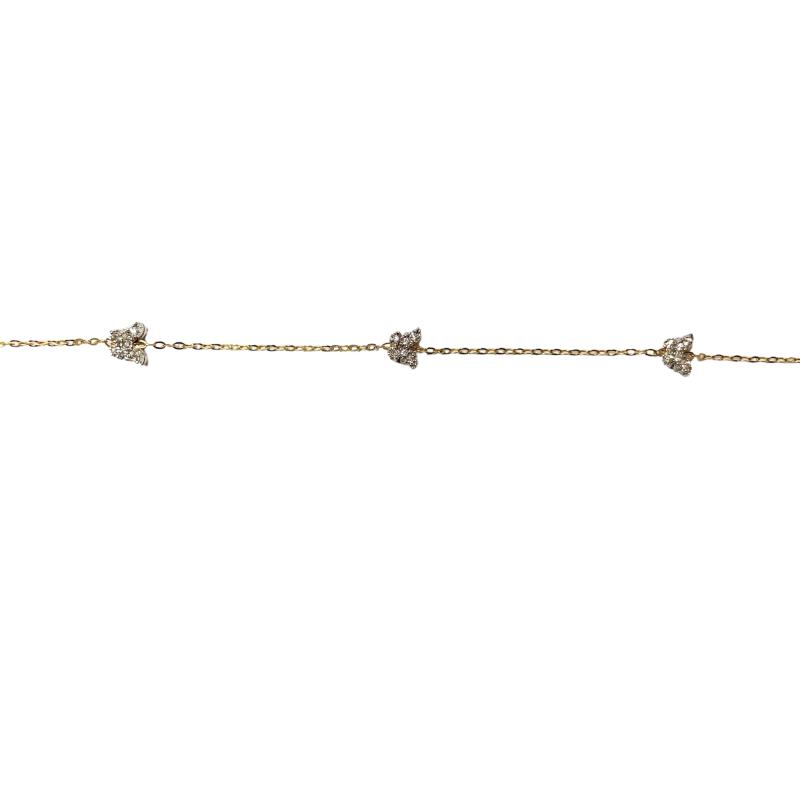 Tomasini Francia Gioielli Bracciale Farfalle Ref. X42G5718 - Tomasini Francia