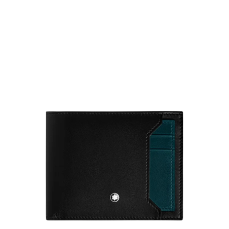 Montblanc Portafoglio 6 scomparti con porta carte amovibile Soft Ref. MB198745 - Tomasini Francia