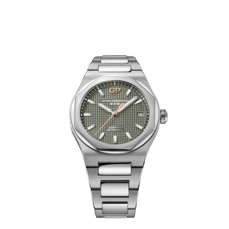 Girard-Perregaux Laureato 38mm Sage Green Ref. 81005-11-3407-1CM - Tomasini Francia