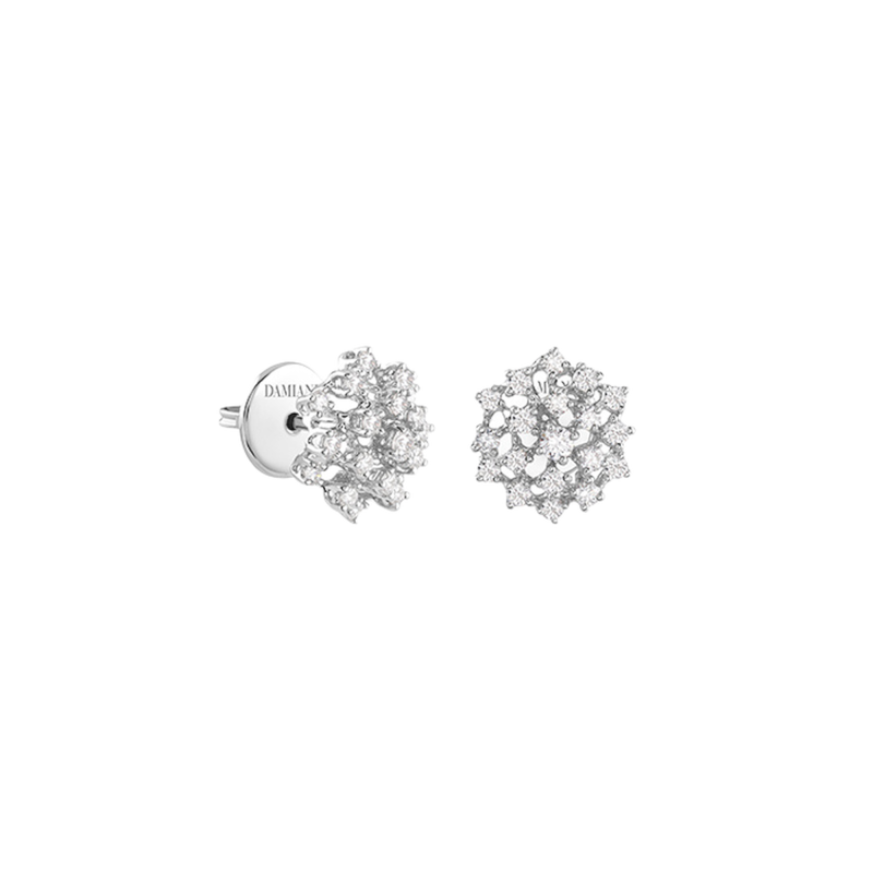 Damiani Mimosa Orecchini Oro Bianco Ref. 20106422 - Tomasini Francia