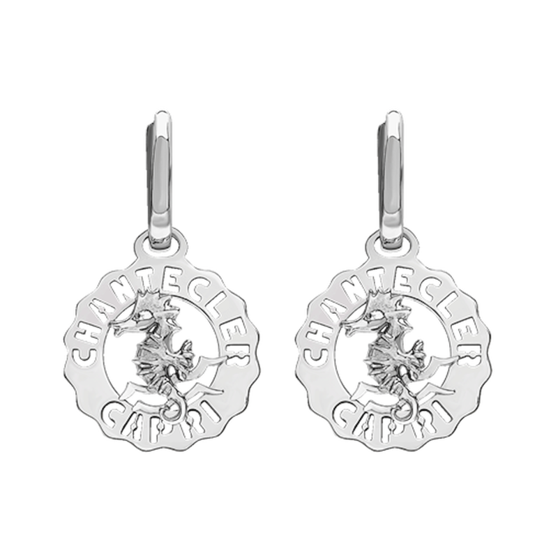 Chantecler Orecchini Et Voilà Logo Argento Ref. 42447 - Tomasini Francia