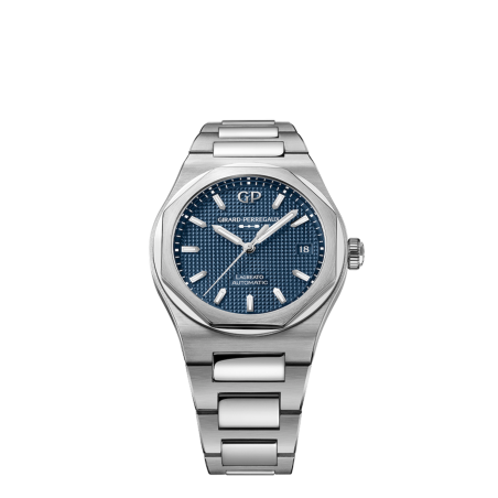 Girard-Perregaux Laureato 38 mm Midnight Blue Ref. 81005-11-3460-1CM - Tomasini Francia