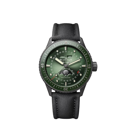 BlancPain Fifty Fathoms Bathyscaphe Quantième Complet Phases de Lune Ref. 5054 0153 B52A - Tomasini Francia