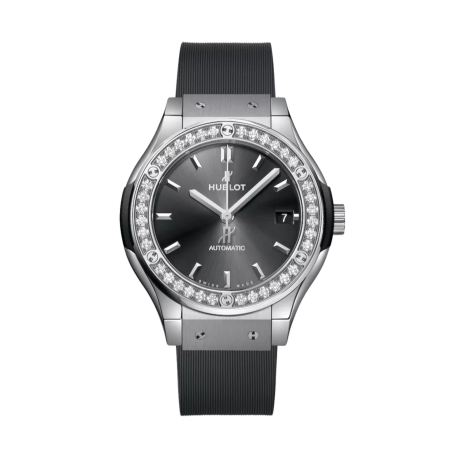 Hublot Classic Fusion Racing Gray Titanium Diamonds Ref. 565.NX.7071.RX.1204 - Tomasini Francia